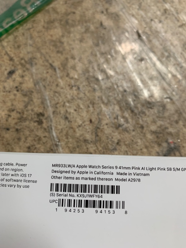 Photo 1 of Apple Watch Series 9 GPS (2024) Aluminum Case with Sport Band