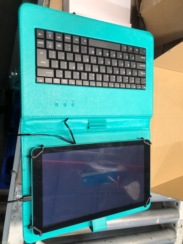 Photo 2 of ***MISSING CHARGER***

Core Innovations 10" Quad-Core Tablet with Headphones and Keyboard Folio 16 GB, Android 10, 1GB Ram Memory