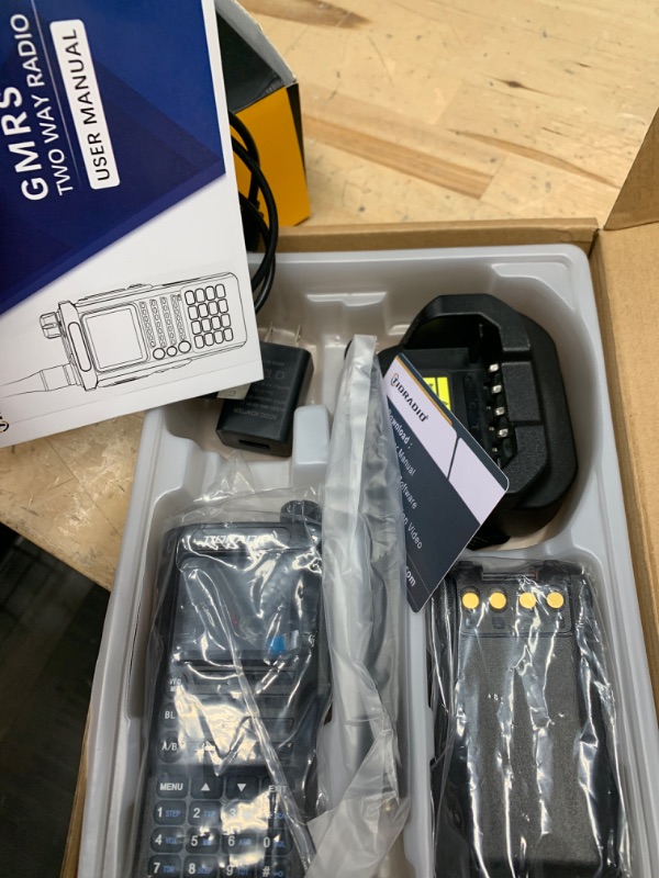 Photo 2 of (2nd Gen)TIDRADIO TD-H8 GMRS Radio Handheld with Bluetooth Programming, GMRS Repeater Capable, NOAA, 5 Watt Long Range Two Way Radios Walkie Talkies with 771 GMRS Antenna, 2500mAh Rechargeable Battery