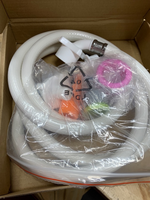 Photo 1 of 6.5 Ft Portable washing machine hoses, Used for quick connect of Twin Tub washing machine and mini washing machine water supply line… (6.5 Ft Portable washing machine hoses)