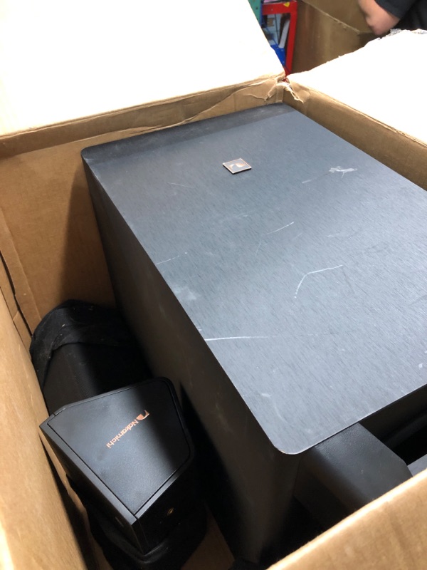 Photo 8 of ***MISSING PARTS - INCOMPLETE - SEE COMMENTS***
Nakamichi Shockwafe Pro Bluetooth 7.1.4 Channel Dolby Atmos/DTS:X Soundbar with 10" Wireless Subwoofer, 2 Rear Surround Speakers, eARC and SSE Max Technology (New), black