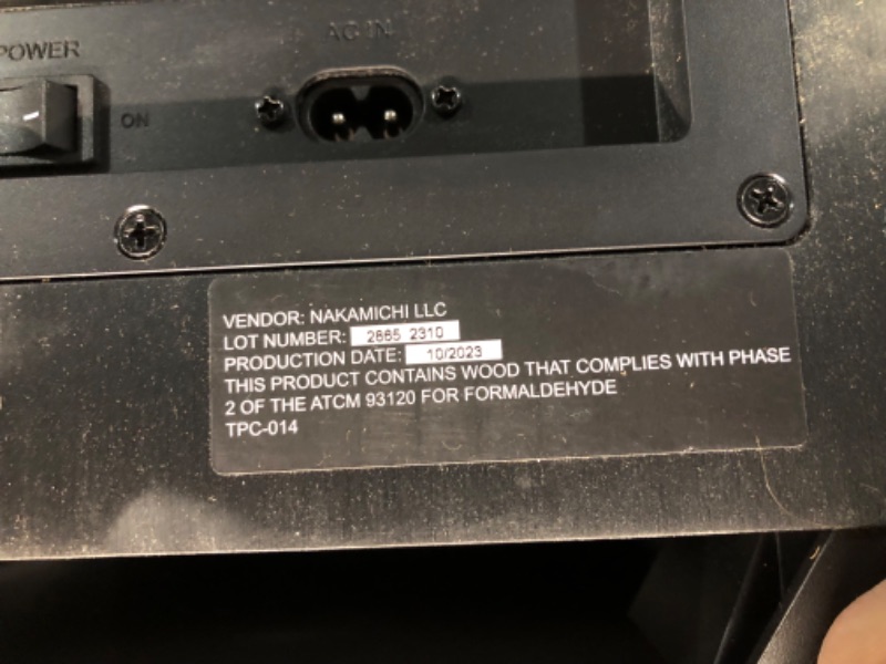 Photo 7 of ***PARTS ONLY******NON REFUNDABLE***
Nakamichi Shockwafe Pro Bluetooth 7.1.4 Channel Dolby Atmos/DTS:X Soundbar with 10" Wireless Subwoofer, 2 Rear Surround Speakers, eARC and SSE Max Technology (New), black