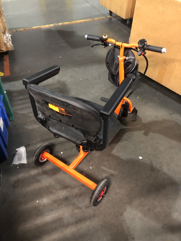 Photo 4 of ***USED - UNTESTED - SEE COMMENTS***
VEVOR Portable 3 Wheel Mobility Scooter for Seniors - Folding Electric Powered Mobility Scooter with 12 Mile Long Range, All Terrain Travel Wheelchair with 48V Lithium-ion Battery, Max Support 330LBS