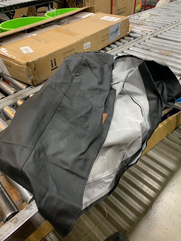 Photo 1 of K-Musculo Pool Table Cover, Heavy Duty Leatherette Billiard Table Cover, Waterproof and Tearproof, 6.5/7/7.5/8/8.5/9 Foot Fitted(Black,6.5FT)