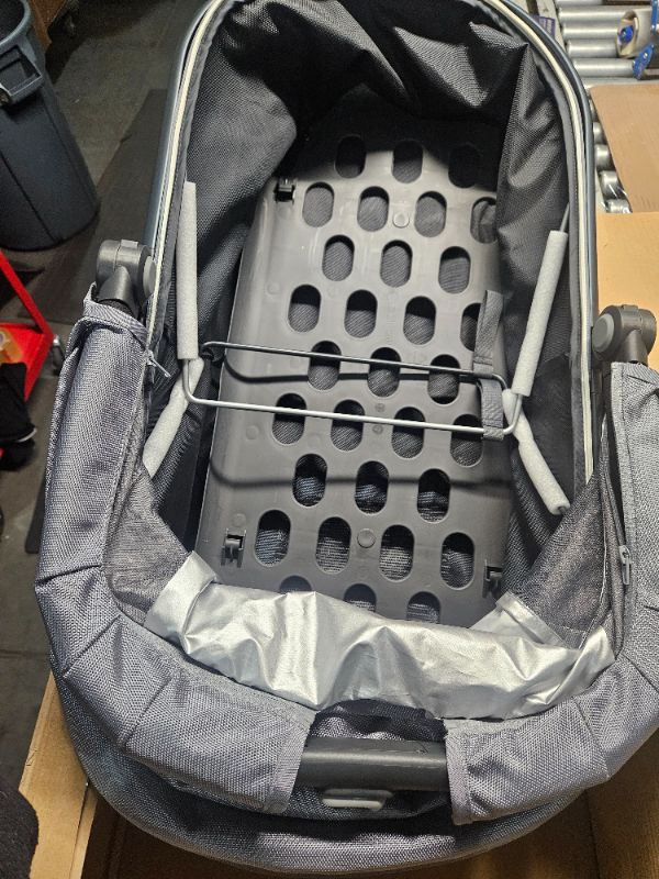 Photo 2 of **BASINET ONLY **USED**
UPPAbaby Vista V2 Stroller / Convertible Single-To-Double System / Bassinet, Toddler Seat, Bug Shield, Rain Shield, and Storage Bag Included / Jake (Charcoal/Carbon Frame/Black Leather)