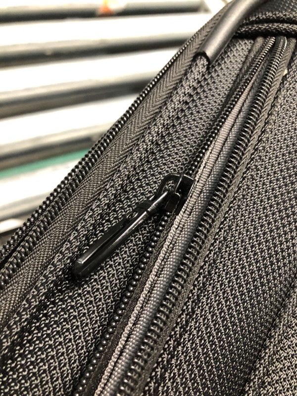 Photo 5 of ***DAMAGED - ONE OF THE ZIPPERS IS BROKEN - SEE PICTURES***
SwissGear Sion Softside Expandable Luggage, 18"L x 10.5"W x 29"H