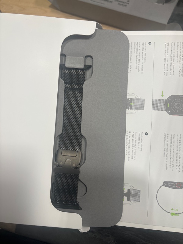 Photo 3 of Apple Watch Ultra 2 [GPS + Cellular 49mm] Smartwatch, Sport Watch with Black Titanium Case with Black Titanium Milanese Loop - Small. Fitness Tracker, Precision GPS, Action Button, Carbon Neutral