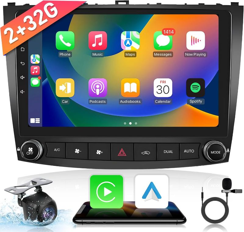 Photo 1 of [2+64GB] Ohradio Android Car Stereo for Honda Accord 9th 2.4L (Auto A/C) (LHD) 2013-2015 with Wireless Carplay Android Auto, 10.1" HD Touchscreen Car Radio with BT GPS WiFi SWC FM RDS DSP
