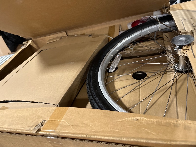 Photo 1 of Schwinn Meridian Deluxe Adult Tricycle Bike, Mens and Womens Three Wheel Beach Cruiser, 26-Inch Wheels, Low Step-Through Frame, Wide Seat, Rear Folding Basket, 3-Speed, Red