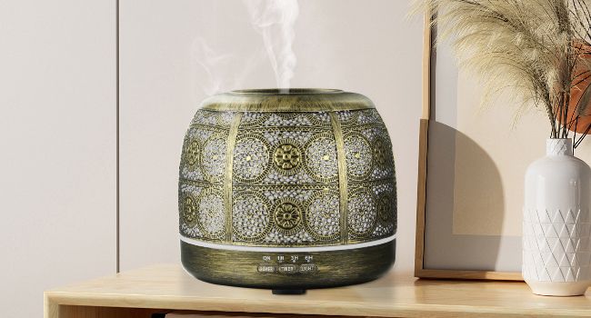 Photo 1 of ARVIDSSON 500ml Essential Oil Diffusers for Large Room, Metal Diffusers for Essential Oils, Ultrasonic Aromatherapy Diffuser for Home Office, Gift for Women and Men