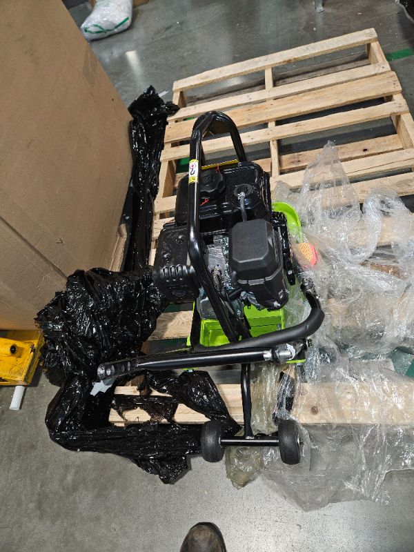 Photo 1 of **PARTS ONLY**BETTERI Plate Compactor 6.5HP with 196cc Gas Engine, 5400 VPM Power Vibratory Soil Compactor Machine, 19" x 14" Plate Dirt Tamper Compactor for Paving Landscape, Ground, Walkways, Asphalts