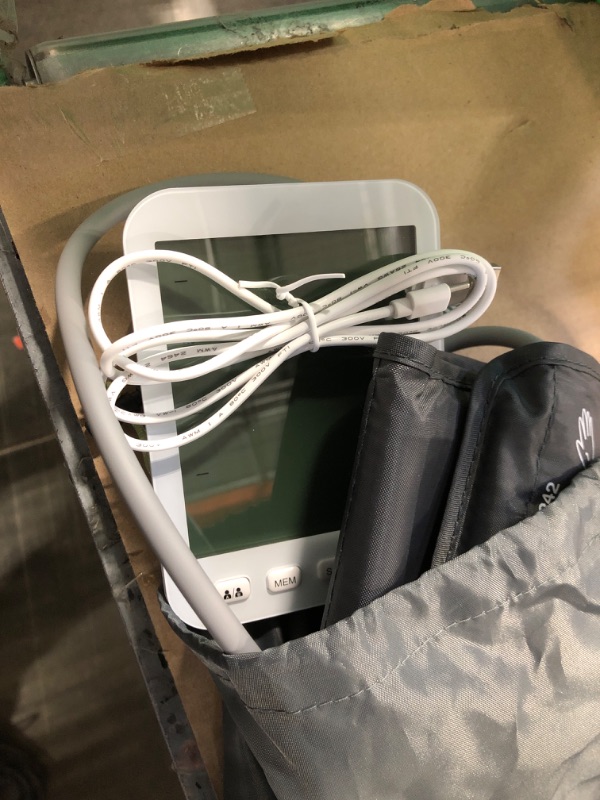 Photo 1 of Blood Pressure Monitor Upper Arm Large LED Backlit Screen 1000 Sets Memory Automatic Digital BP Machine Adjustable BP Cuff