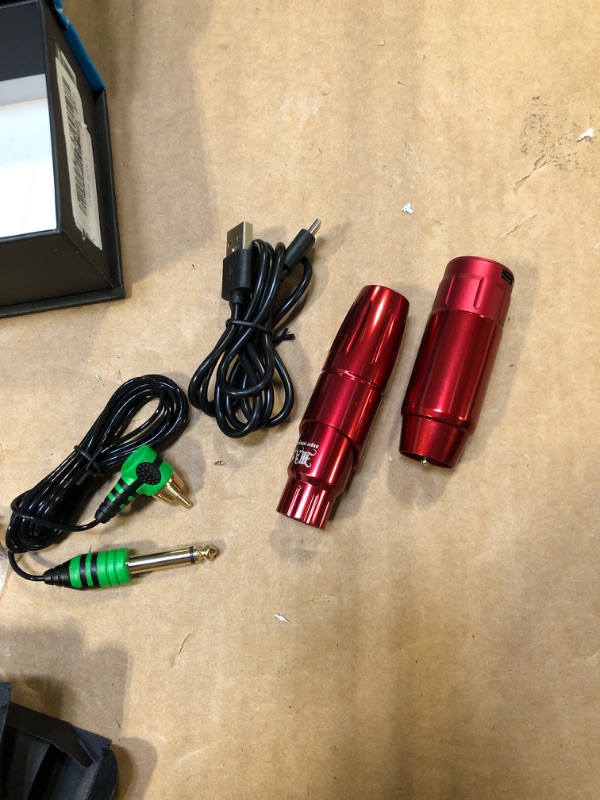 Photo 1 of Mast Tour Cordless Tattoo Pen Machine Kit, Professional Rotary Cartridges Tattoo Gun, Replacement Tattoo Battery Power Supply QP-001