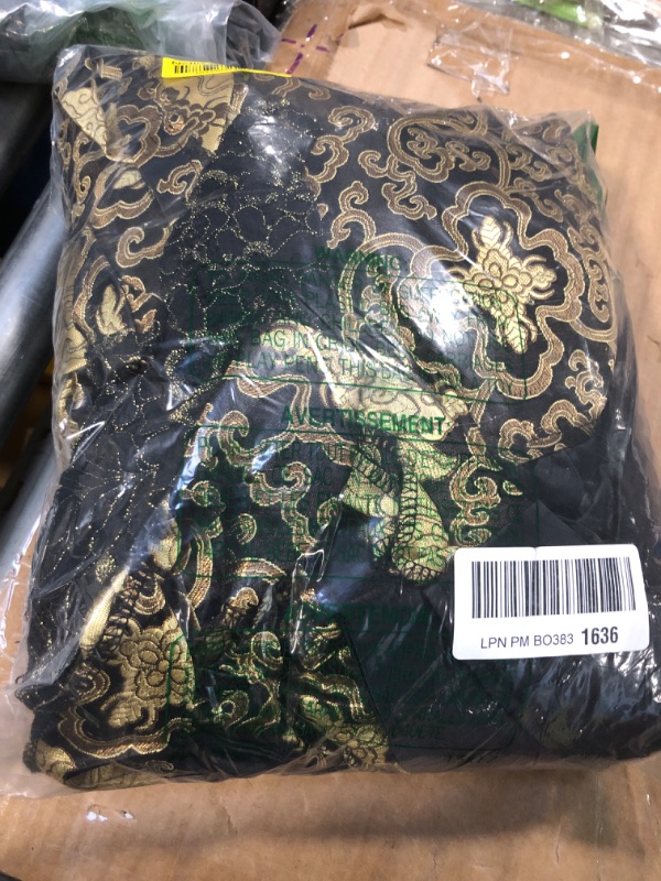 Photo 1 of RoleplayCos Queen Marie Antoinette Rococo Ball Gown Gothic Victorian Dress Costume 18th Century Colonial Dress Women (L, Black and gold)