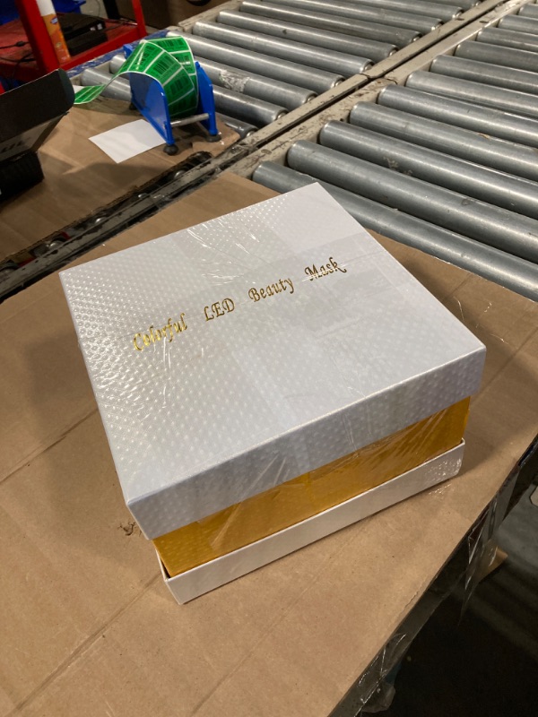 Photo 1 of EVFOFO 7 Colors LED Face Mask Light Therapy, Led Face Mask Light Therapy At Home, Blue Red Light Therapy Mask for Face