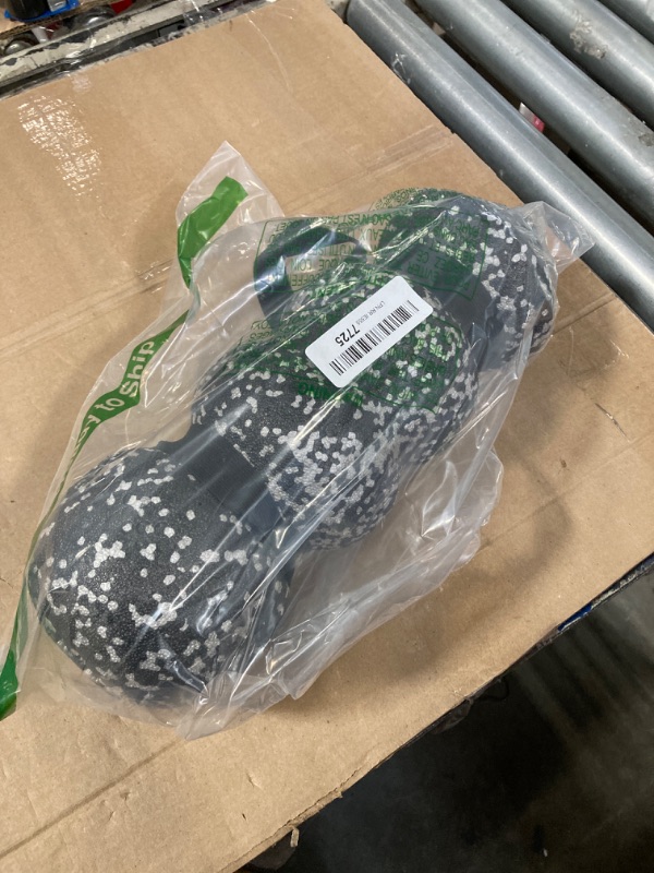 Photo 1 of Rollga Point - The Better Foam Roller for Flexibility, Muscle Recovery, Back & Neck Massage, Headaches (14" - Medium Density Foam, Black & White)