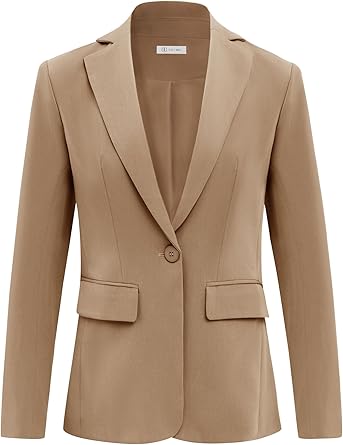 Photo 2 of  Cicy Bell Womens Blazers Open Front Long Sleeve Suit Jackets Business Casual Outfits