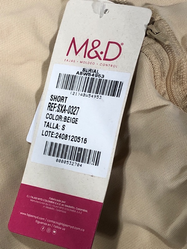 Photo 3 of ***USED***M&D Fajas Open Bust Mid Thigh Post Surgery Shapewear for Women Faja Colombiana Postquirurgica Beige S