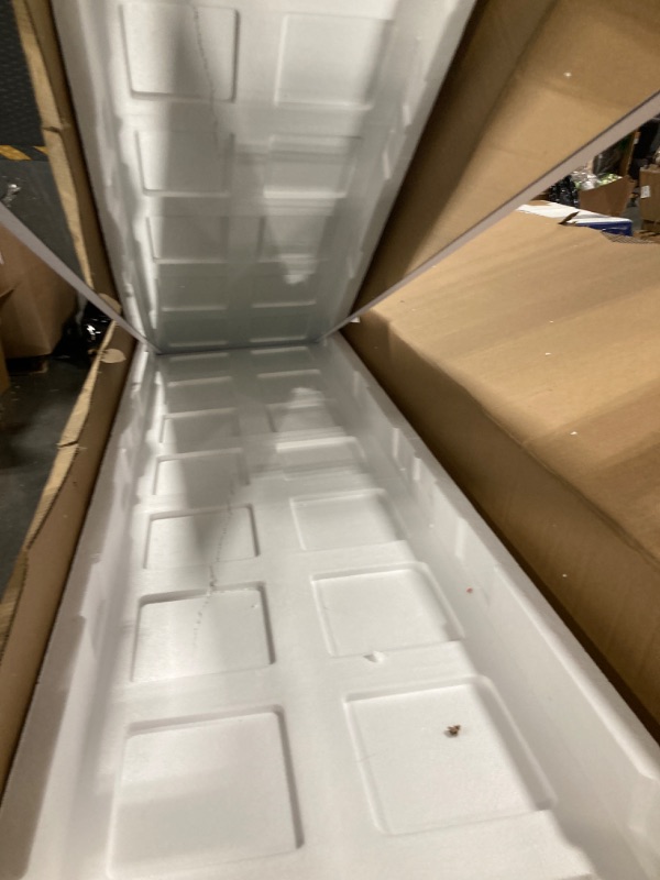 Photo 1 of HNEBC 360° Swivel Jewelry Armoire with Mirror, LED Mirror Jewelry Cabinet Standing, Full Length Mirror with Jewelry Storage, Standing Jewelry Organizer/Lockable Wheels/Foldable Makeup Shelf (C-White)