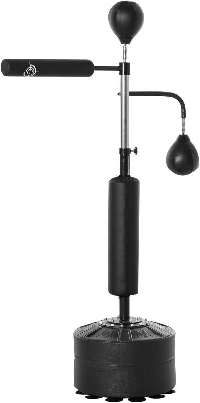 Photo 1 of 
Soozier 3-in-1 Boxing Bag Freestanding Punching Bag with 2 Speed Bag, 360° Relax Bar, Reflex Bag, Adjustable Height
