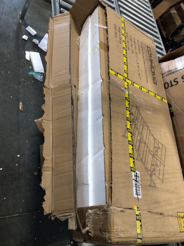 Photo 1 of COMHOMA Adjustable Bed Frame King Bed Base with Remote Control, Independent Head and Foot Incline, Adjustable Bed Frames with Mattress Holder, Bed Base Only King-73