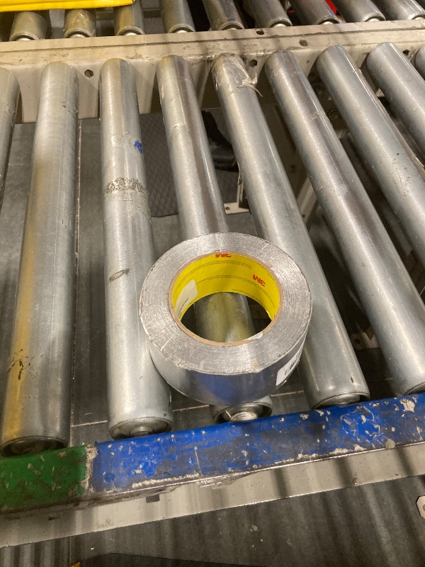 Photo 2 of 3M Aluminum Foil Tape 425, 2 in x 180 ft, Silver, 24 Count, Thermally Conductive, Heat and Light Reflective, Chemically Resistant, for Industrial/Occupational Use Only