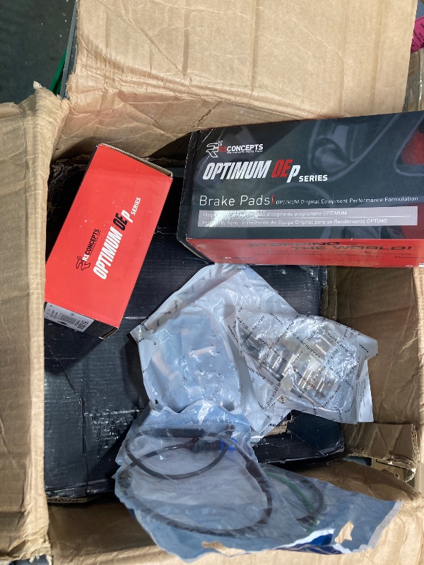 Photo 1 of R1 Concepts Front Rear Brakes and Rotors Kit |Front Rear Brake Pads| Brake Rotors and Pads| Optimum OEp Brake Pads and Rotors |Hardware and Sensor Kit|fits 2019-2021 BMW 330i, 2021 BMW 430i