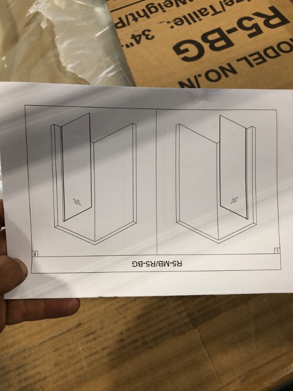 Photo 3 of 
Custom Cut to Size Glass Shower Panel 3/8''(10mm) Thick Tempered Glass Shower Panel with Hardware Install Ready (Shower Panel)