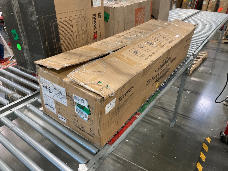 Photo 1 of STRICH Digital Piano 88 Keys, Hammer-Action Weighted Keyboard, 2x25W Speakers, Full-size Electric Piano Keyboard with Furniture Stand, Supports USB-MIDI/Wireless Connect, SDP-300W (Color Walnut Wood)