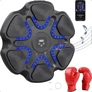 Photo 1 of Adult Smart Music Boxing Machine, Electronic Boxing Machine with Boxing Gloves