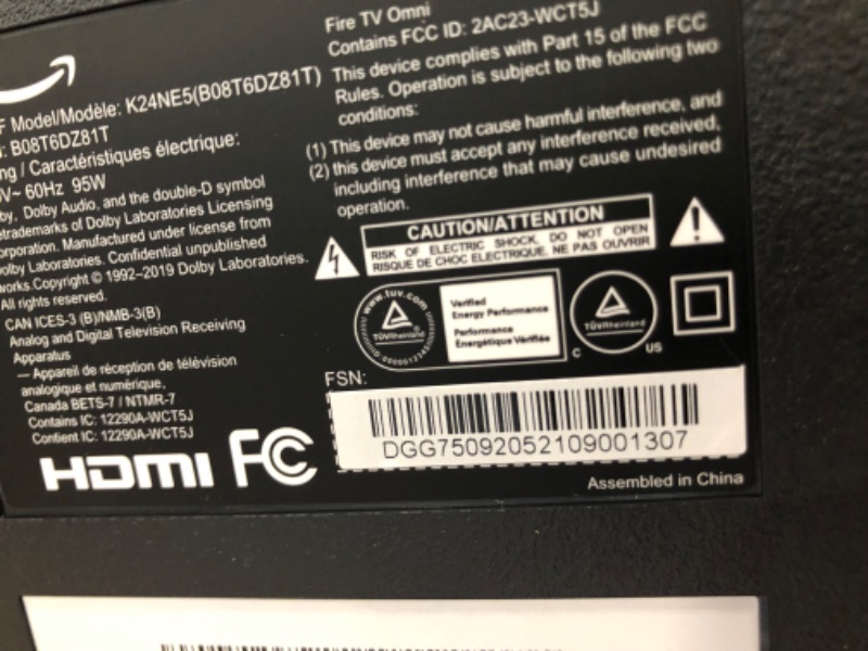 Photo 5 of Amazon Fire TV 43" Omni Series 4K UHD smart TV