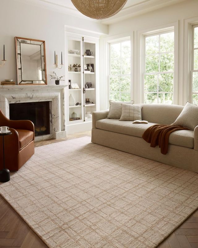 Photo 1 of ***similar*** Loloi Chris Loves Julia x Polly Khaki/Sand 8'-6" x 11'-6" Area Rug
