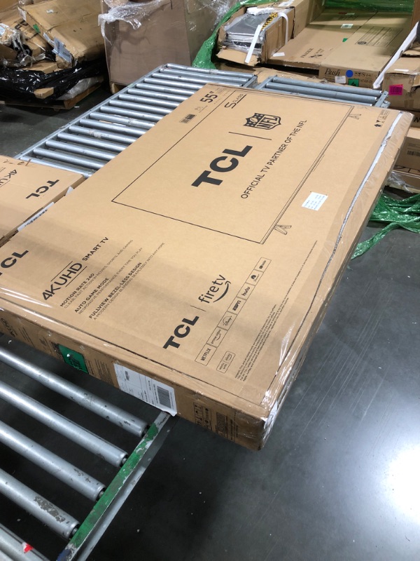 Photo 1 of ***brand new, open for test*** TCL 55-Inch Class S5 UHD 4K LED Smart TV with Fire TV (55S551F, 2024 Model), Dolby Vision, HDR PRO+, Dolby Atmos, Alexa Built-in with Voice Remote, Apple AirPlay 2 Compatibility, Streaming Television