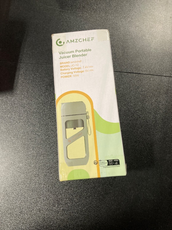 Photo 1 of AMZCHEF Portable Blender, Strong Cutting Power with 10-Blade, Dishwasher Safe Parts, Type-C Rechargeable, Vacuum Personal Size Blender for Shakes and Smoothies, BPA free, for Sports, Travel, Hiking