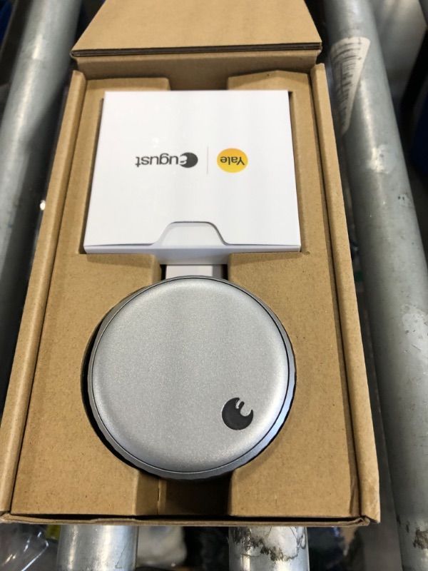 Photo 1 of August AUG-SL05-M01-S01 Wi-Fi (4th Gen) Smart Lock - Fits Your Existing Deadbolt in Minutes, Silver