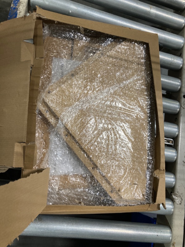 Photo 1 of Corner Bread Box for Kitchen Countertop - Wooden Bamboo Breadbox Storage Container for Homemade Bread & Sourdough - Airtight Bread Holder Saver for Counter Shelf, Under Cabinet (Large, Double Layer)