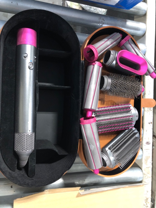 Photo 5 of Dyson Special edition Airwrap™ Complete long multi-styler in Strawberry bronze and blush pink with Detangling comb