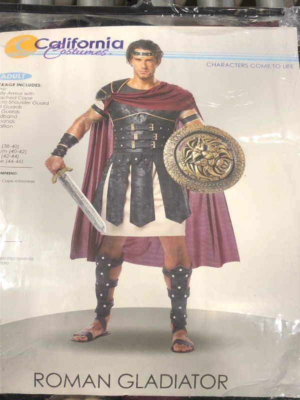 Photo 3 of California Costumes Men's Roman Gladiator Adult—M