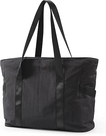 Photo 1 of  Tote Bag for Women with Zipper, Gym Tote with Compartments, Work Tote Nurse Dance Yoga Bag for Sport, Travel