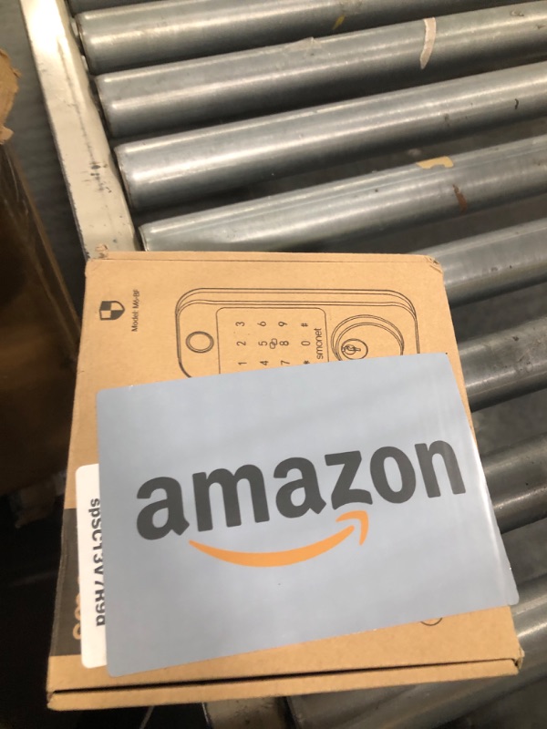 Photo 1 of Smart Locks WiFi Deadbolt: SMONET Fingerprint Front Door Lock Keyless Entry with Keypad Electronic Digital Deadbolt Alexa Gateway Remote Control, Bluetooth APP KeyFob Code Auto-Lock for Home, Black