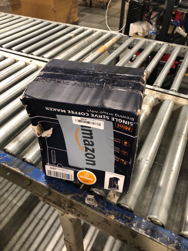 Photo 1 of Famiworths Mini Coffee Maker Single Serve, Instant Coffee Brewer One Cup for K Cup & Ground Coffee, 6 to 12 Oz Brew Sizes, Capsule Coffee Machine with Water Window and Descaling Reminder, Black