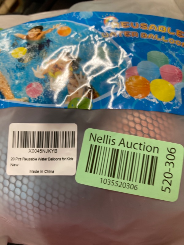 Photo 2 of ?20 Pack?Reusable Water Balloons for Kids — Deluxe Pack, Reuse over 2000+ Times, Fast Refillable Water Bombs Splash Balls with Mesh Bag, Summer Pool Beach Water Toys, Enjoy Your Water Balloon Battles