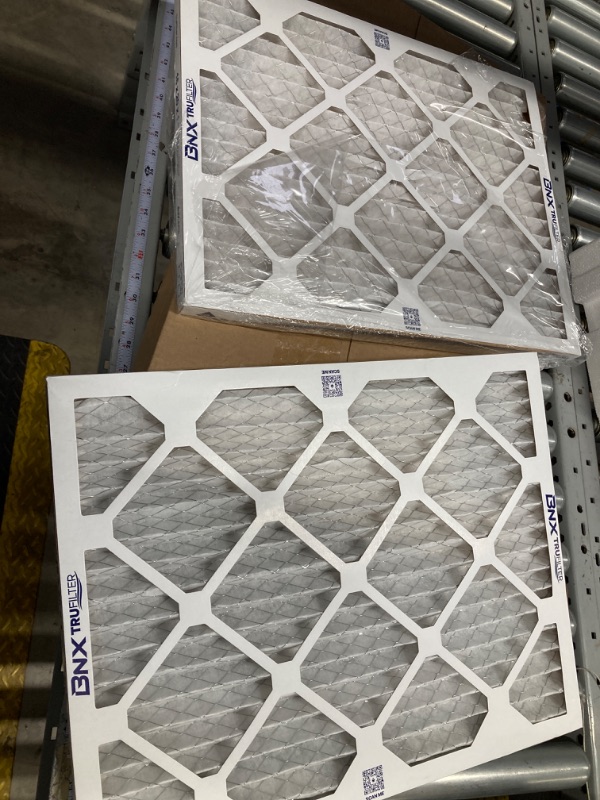 Photo 2 of Air Filters 14''x14''x1'', MERV 8 Dust Defense, MPR 600 Furnace Air Vents Filters - HVAC, AC Furnace Air Filter Replacement Set (Pack of 2), Keep Air Fresh, Actual Size: 13.75"x13.75"x0.75" 2 psc