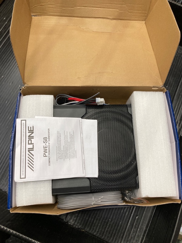 Photo 1 of Alpine Electronics PWE-S8 Restyle Compact Powered 8-Inch Subwoofer