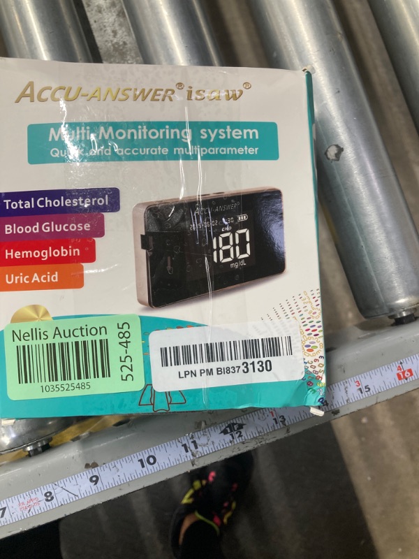 Photo 3 of 4 In 1 Hemoglobin Test Meter Kit, Hemoglobin Tester, Cholesterol Test Kit, 40 Test Strips Total Included, Fast and Accurate, Easy to Use.