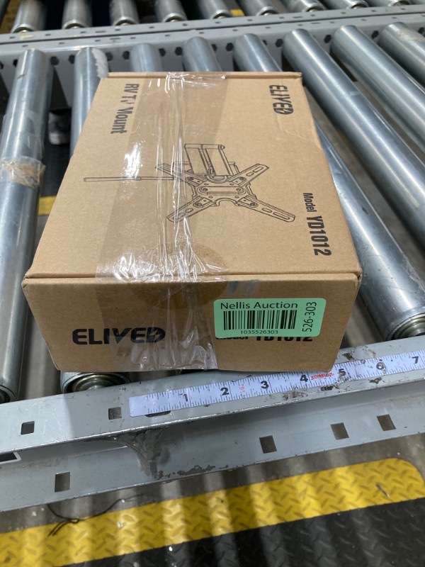 Photo 1 of ELIVED Lockable RV TV Mount for Most 13-43 Inch TVs, RV TV Wall Mount Swivel and Tilt for Camper Trailer Motorhome, Detachable TV Bracket with Double Wall Plates, Max VESA 200x200mm, up to 22 LBS