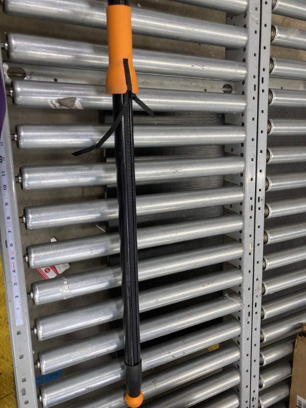 Photo 1 of Fiskars 2-in-1 Extendable Tree Pruner and Pole Saw (Extends 7.9 - 12 feet) with Rotating Head, Pruning Stik Model with 15-Inch Double-Grind Saw Blade, and Double Locking System Pruning Stick Extendable 7.9'-12'