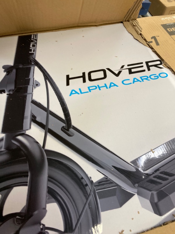 Photo 2 of ***PARTS ONLY***
Hover-1 Alpha Cargo Foldable Electric Scooter with 300W Brushless Motor, 16 mph Max Speed, 12” Tires, and 15 Mile Range Commuter Scooter for Adults & Teens