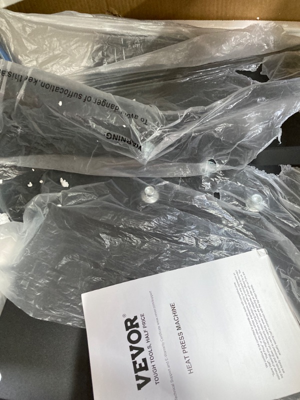 Photo 1 of VEVOR Heat Press 16x24, 1700W Power Heat Press Machine, Fast Heating, High Pressure Heat Press Machine for T-Shirt, Digital Industrial Sublimation Printer for Heat Transfer Vinyl, Easy to Use, Black