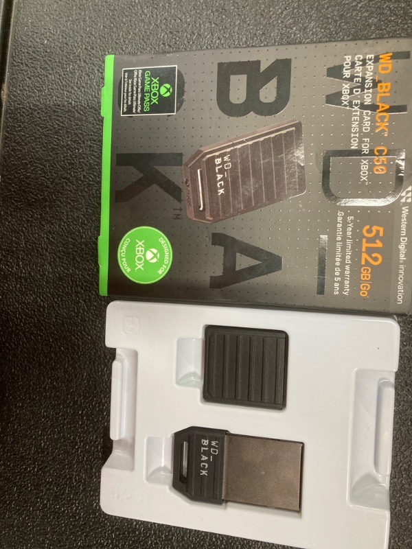 Photo 1 of WD_Black 512GB C50 Storage Expansion Card, Officially Licensed for Xbox, Quick Resume, Plug & Play, NVMe SSD Expansion for Xbox Series X|S Gaming Consoles - WDBMPH5120ANC-WCSN